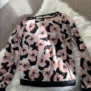 Sheer Floral Blouse